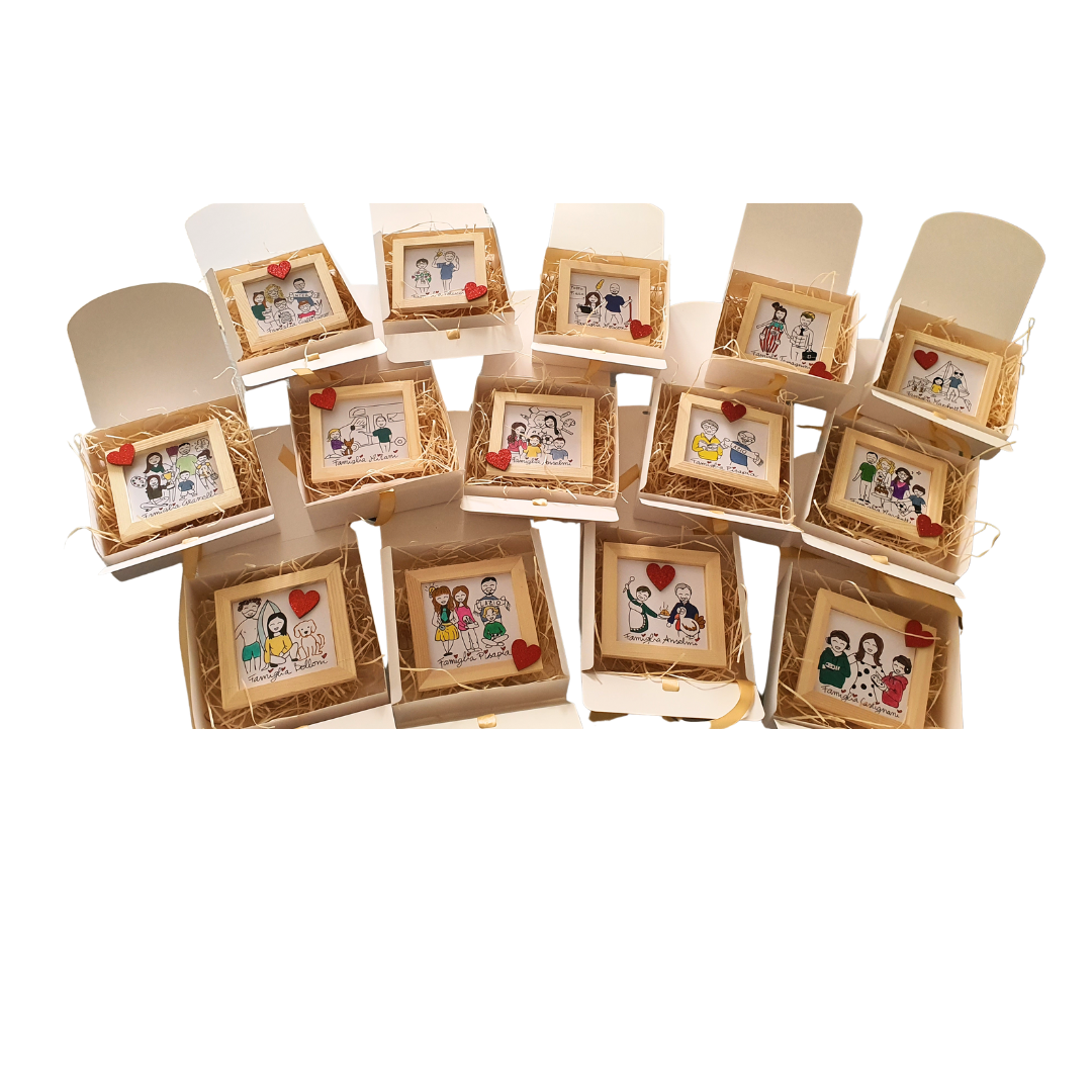 CORNICE IN LEGNO CON RITRATTINO
