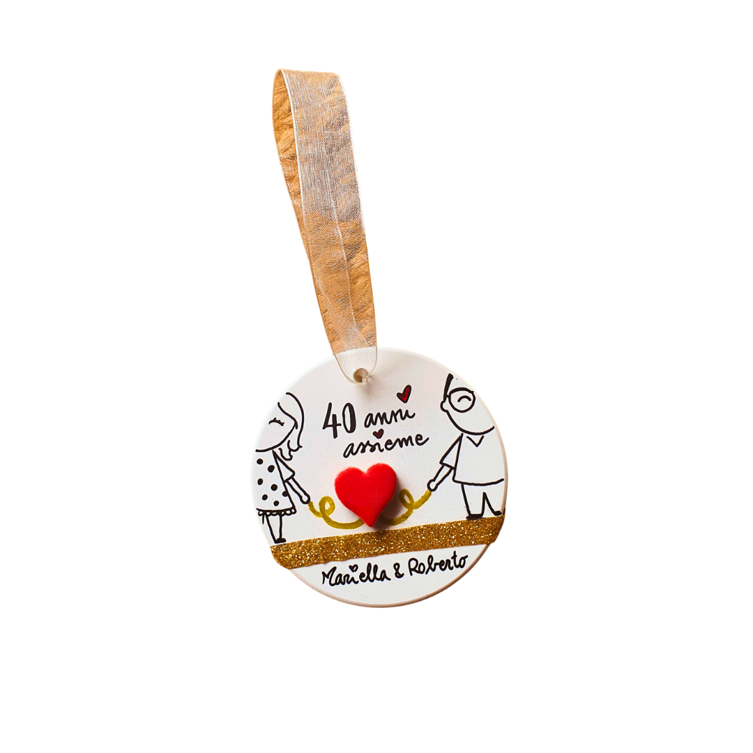 CIONDOLO IN CERAMICA PERSONALIZZATO