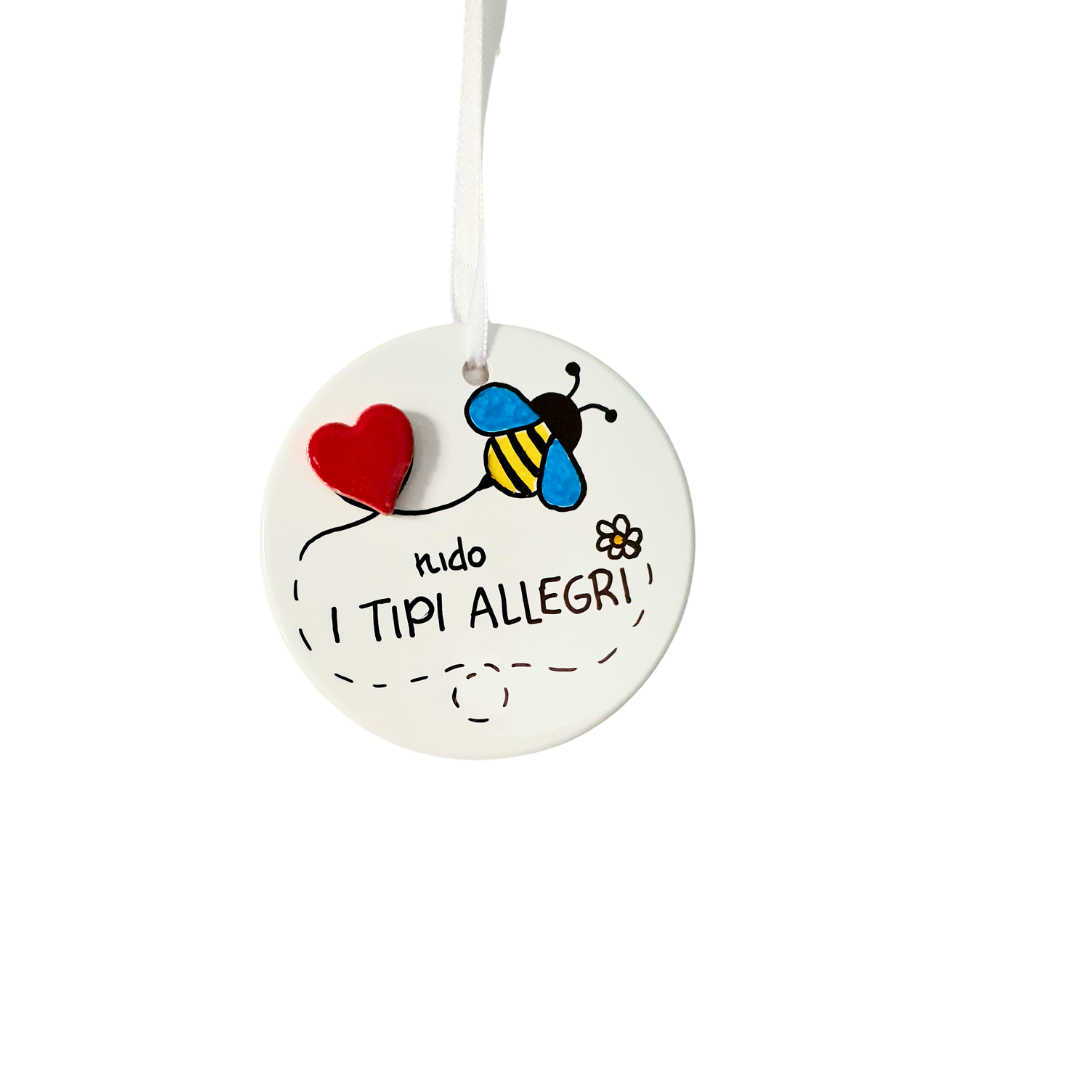 CIONDOLO IN CERAMICA PERSONALIZZATO