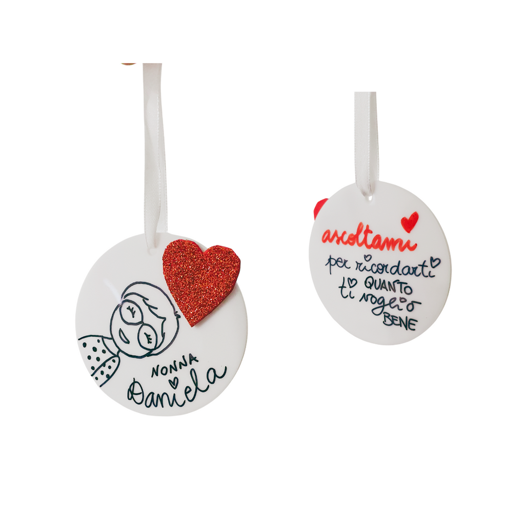 CIONDOLO IN CERAMICA PERSONALIZZATO