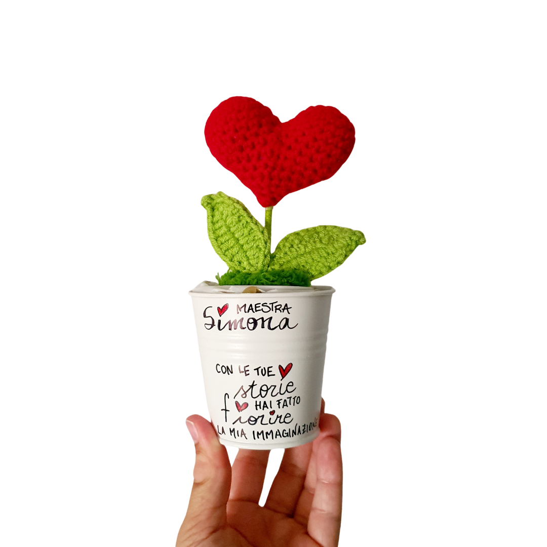🌱 VASETTO CON FRASE PERSONALIZZATA