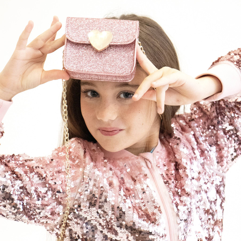 Novità 2026 Borsa a tracolla per bambini - Mini-Love Rosa