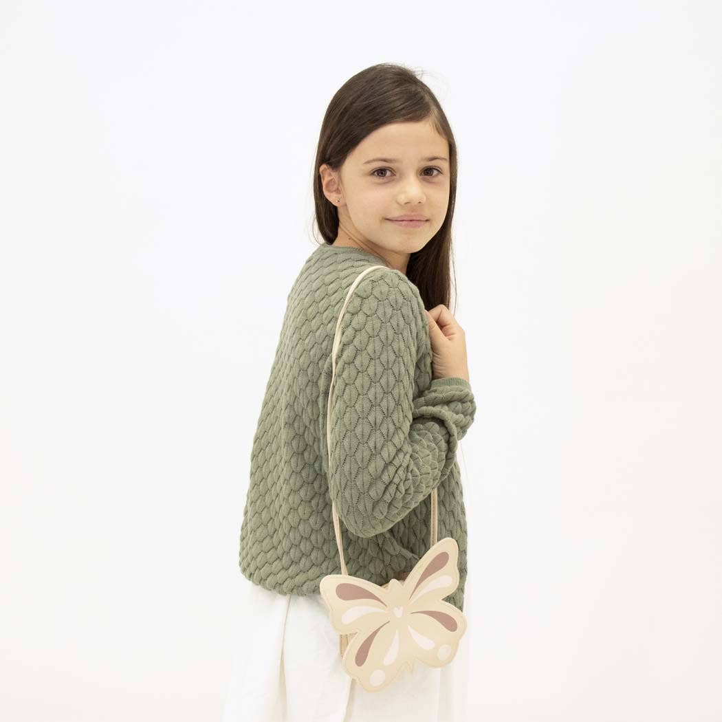 Borsa a tracolla per bambini Meilin a forma di animaletto - Beige