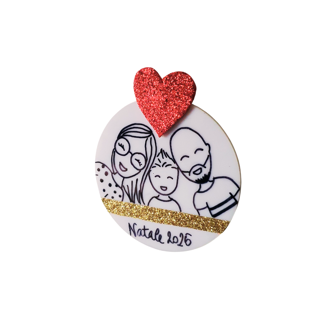 CIONDOLO IN CERAMICA PERSONALIZZATO