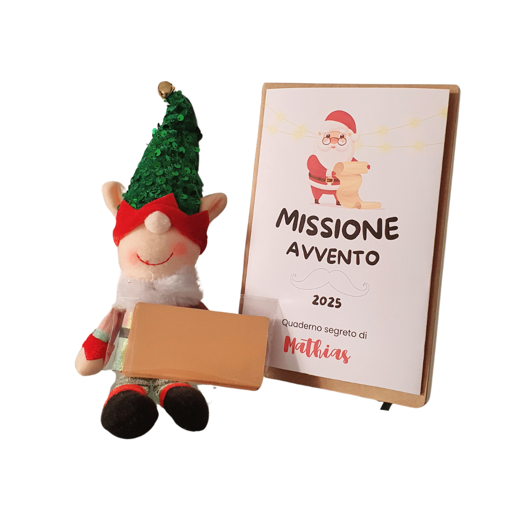 "SOLO PER CHI HA GIA' IL CALENDARIO 2024 - INSERTI 2025 - CALENDARIO DELL'AVVENTO" + QUADERNO DELLE MISSIONI