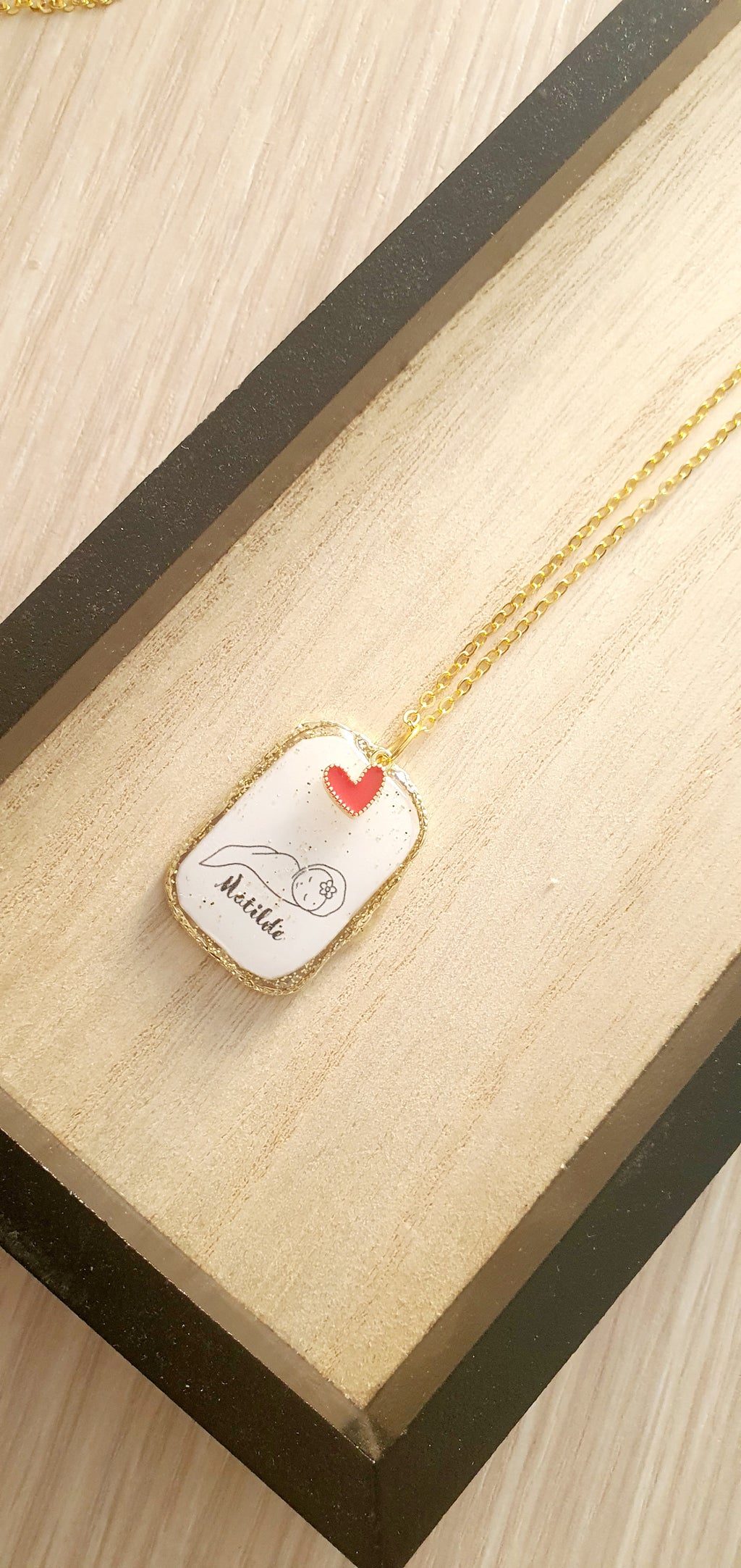 💎 COLLANA PERSONALIZZATA IN RESINA CON ILLUSTRAZIONE