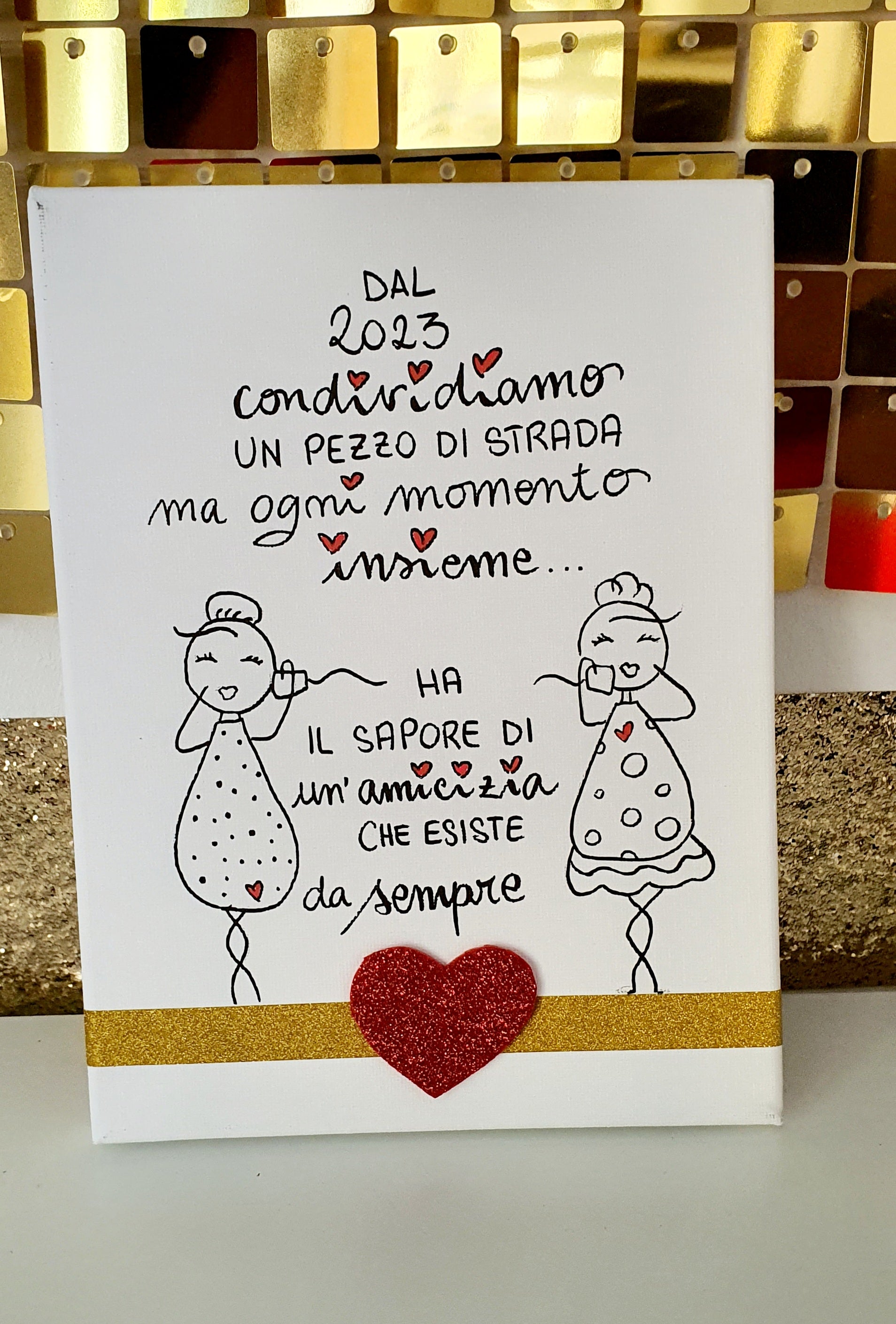 QUADRETTO "AMICIZIA"