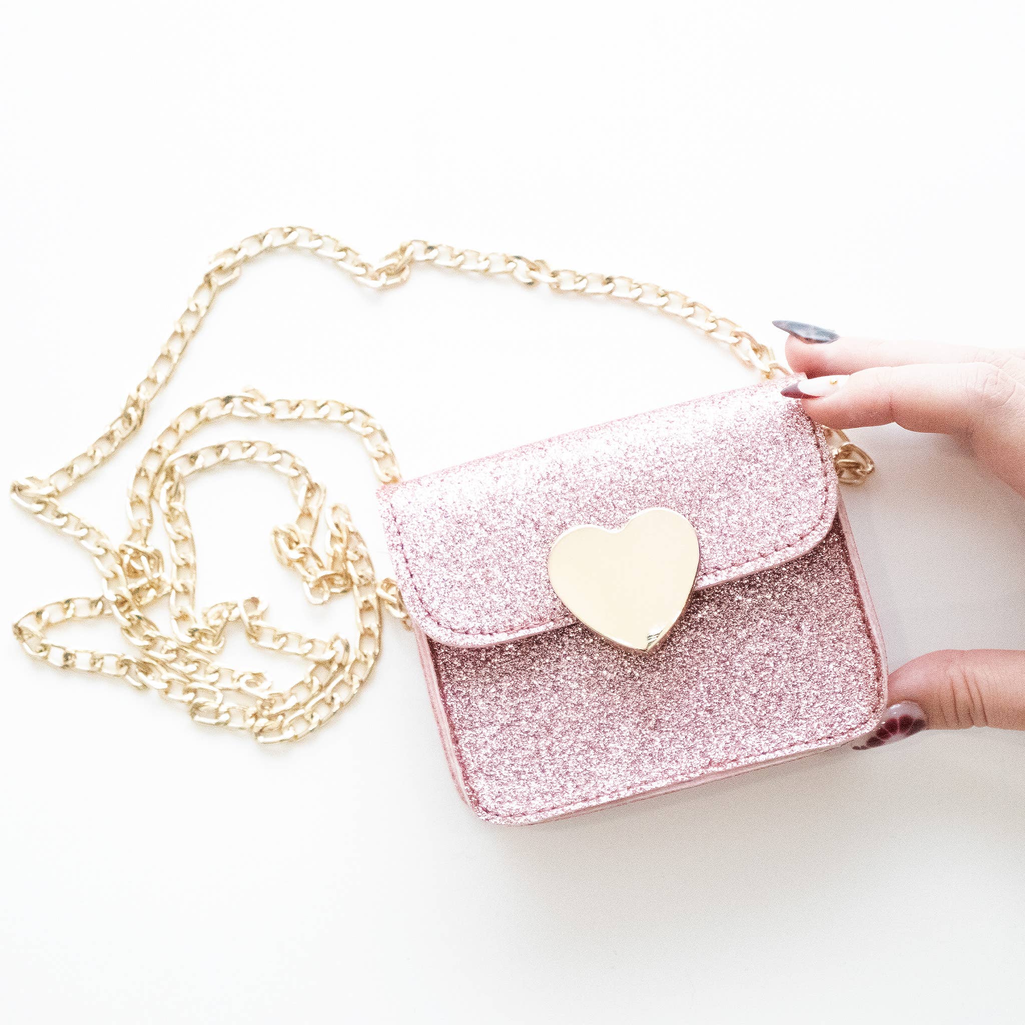 Novità 2026 Borsa a tracolla per bambini - Mini-Love Rosa