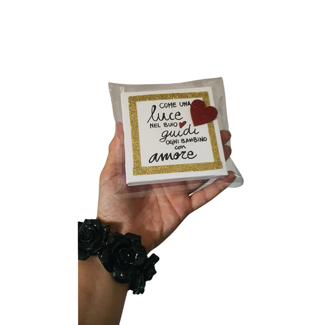 MINI TELA 10X10 CM - PERSONALIZZATA