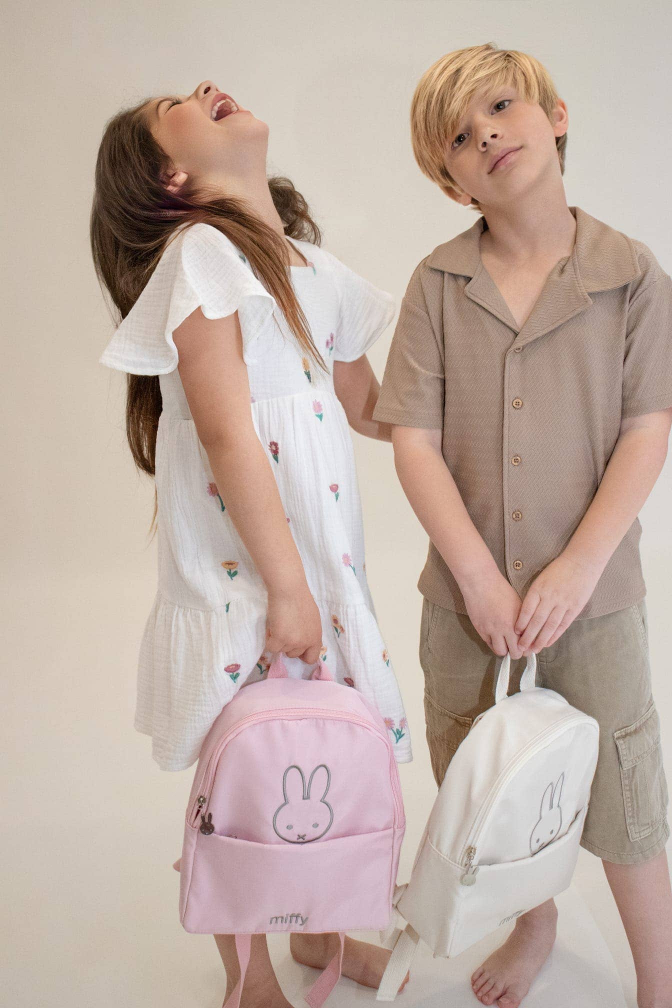 Zaino beige per bambini