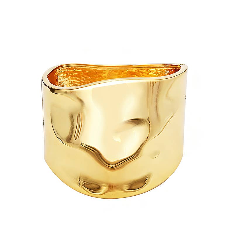 BRACCIALE RIGIDO LARGO A MOLLA