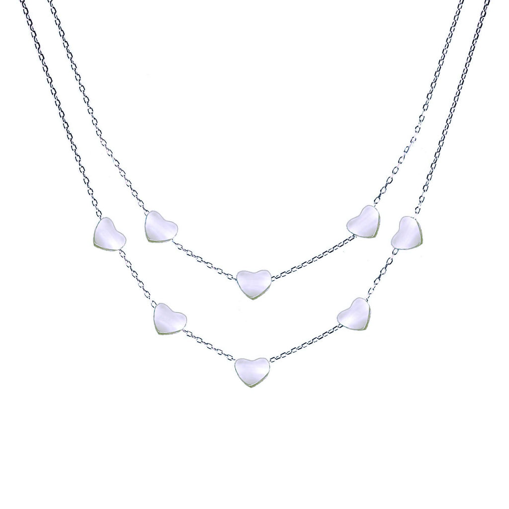 Collana Doppio Filo Con Cuore