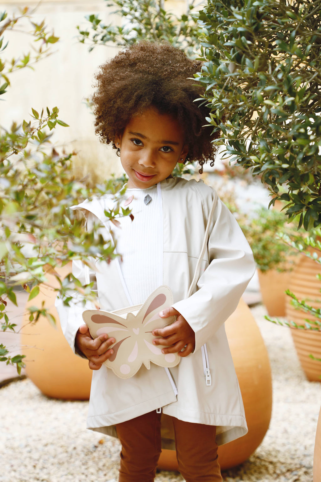 Borsa a tracolla per bambini Meilin a forma di animaletto - Beige