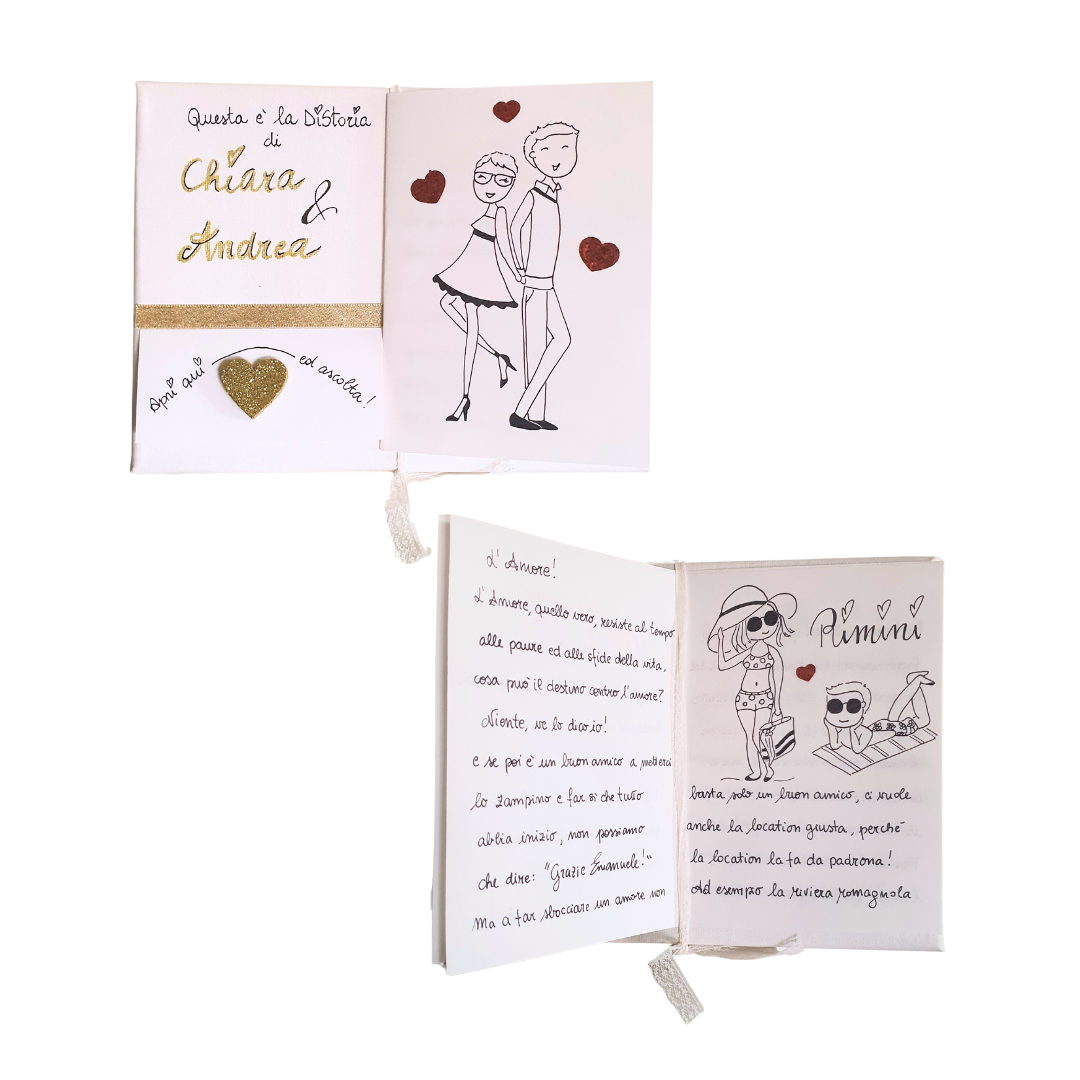 QUADRO-LIBRO CON STORIA PERSONALIZZATA E AUDIOSTORIA