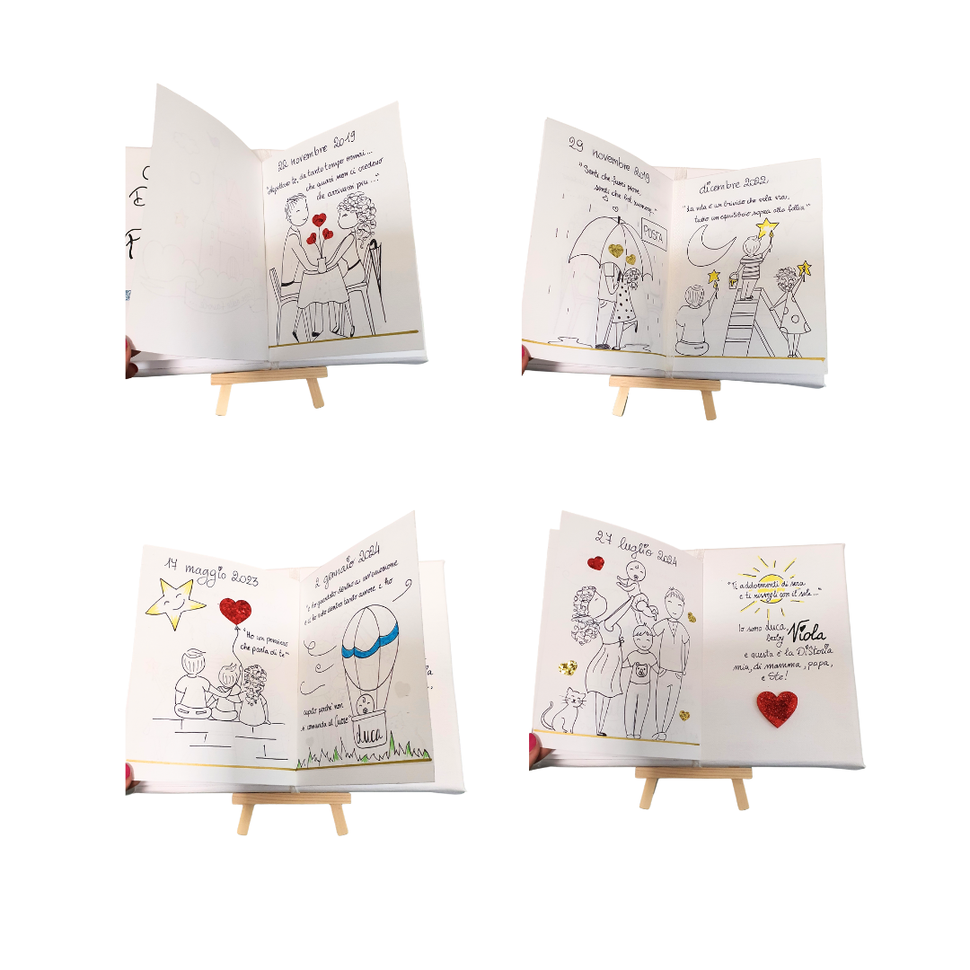 QUADRO-LIBRO CON STORIA PERSONALIZZATA E AUDIOSTORIA