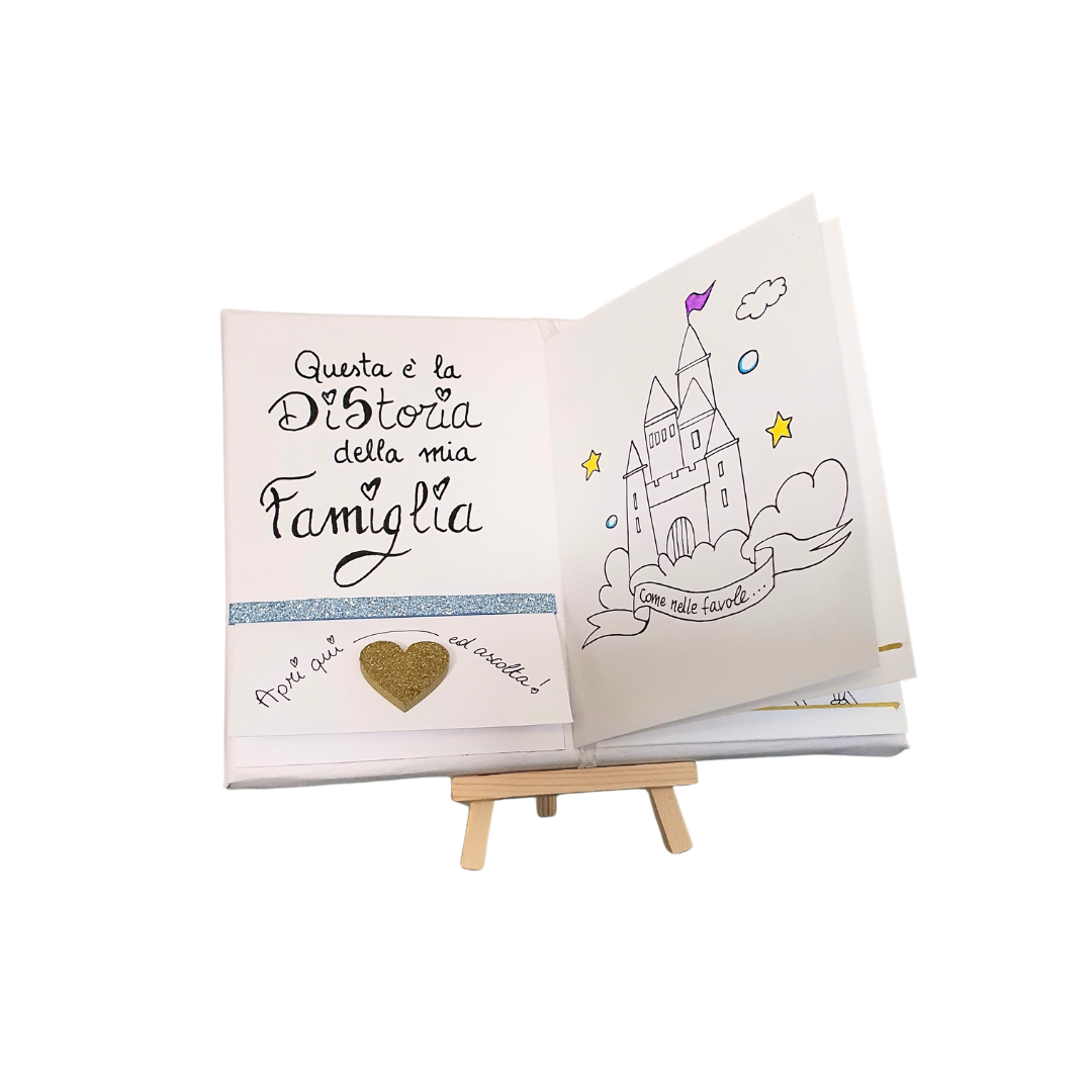 QUADRO-LIBRO CON STORIA PERSONALIZZATA E AUDIOSTORIA