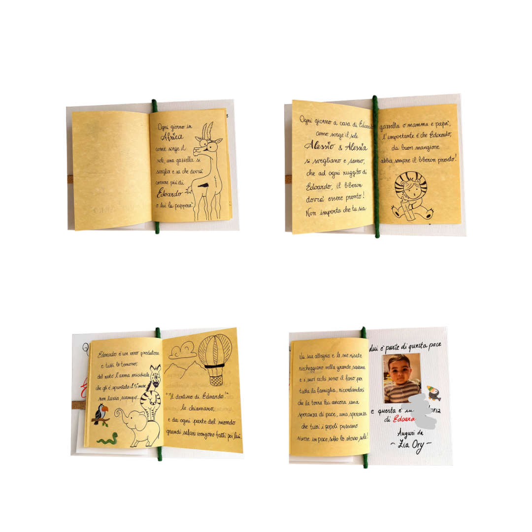 QUADRO-LIBRO CON STORIA PERSONALIZZATA E AUDIOSTORIA
