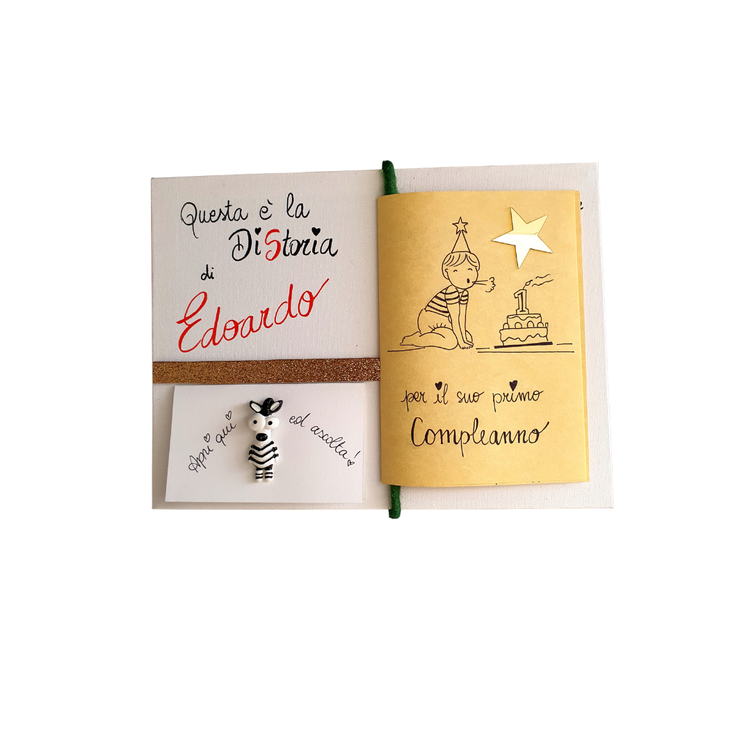 QUADRO-LIBRO CON STORIA PERSONALIZZATA E AUDIOSTORIA