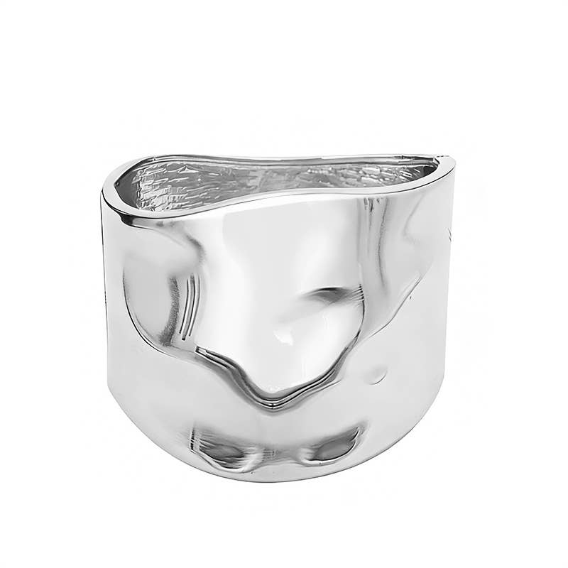 BRACCIALE RIGIDO LARGO A MOLLA