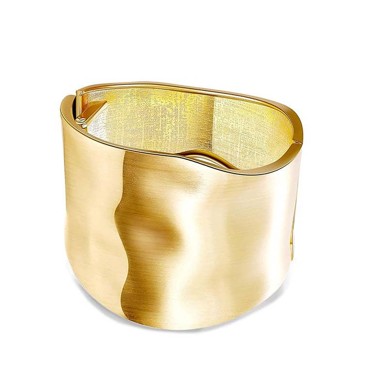BRACCIALE RIGIDO LARGO A MOLLA