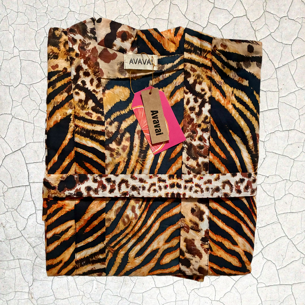 Beach Kimono 🪭 Animal Print