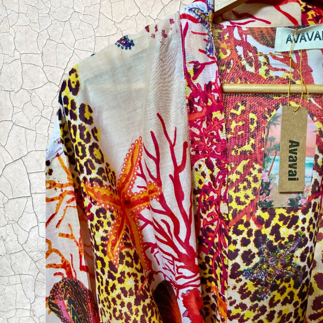 Beach Kimono 🪭 Corallo