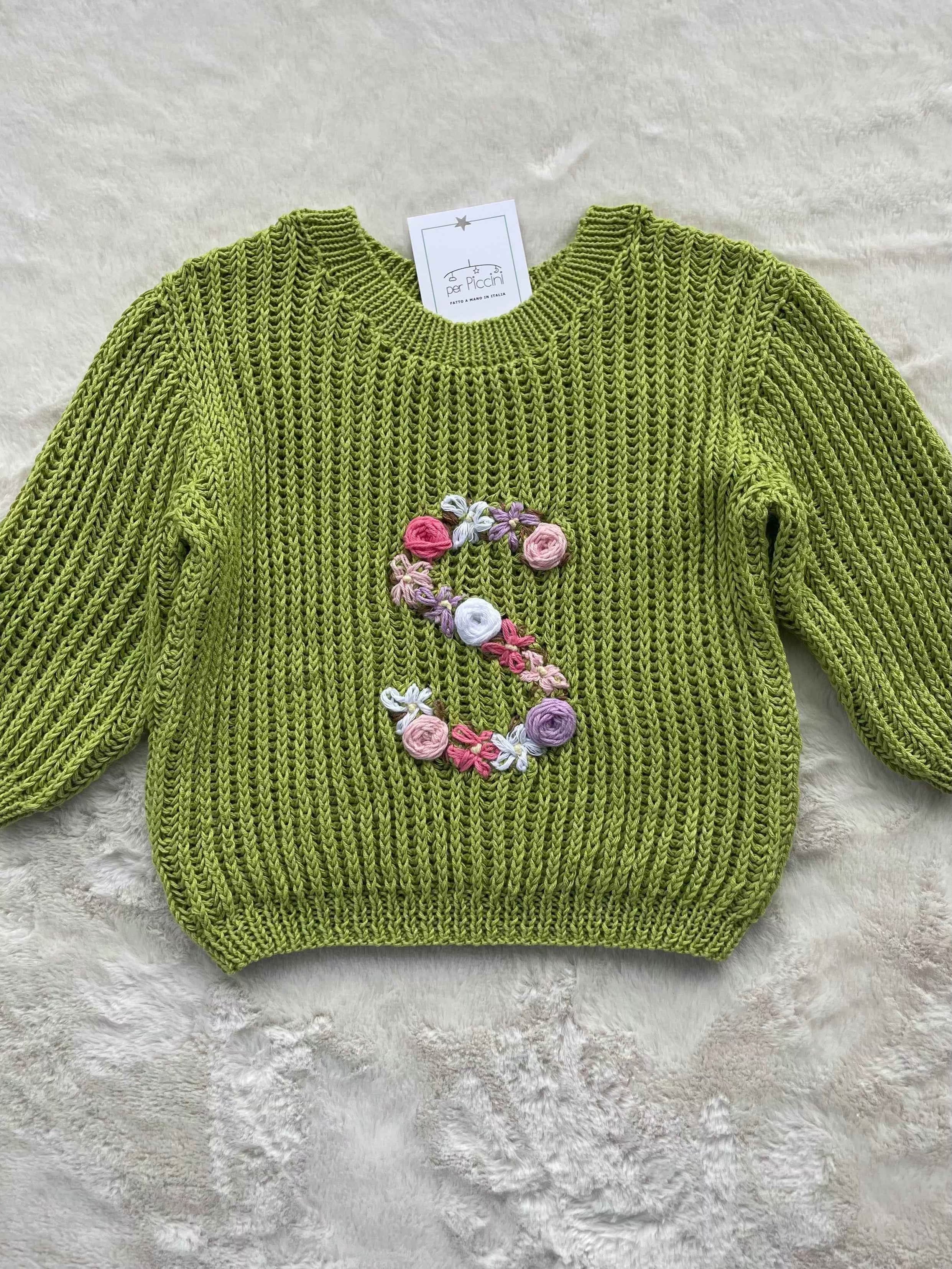 Maglione nuvola in cotone per neonato