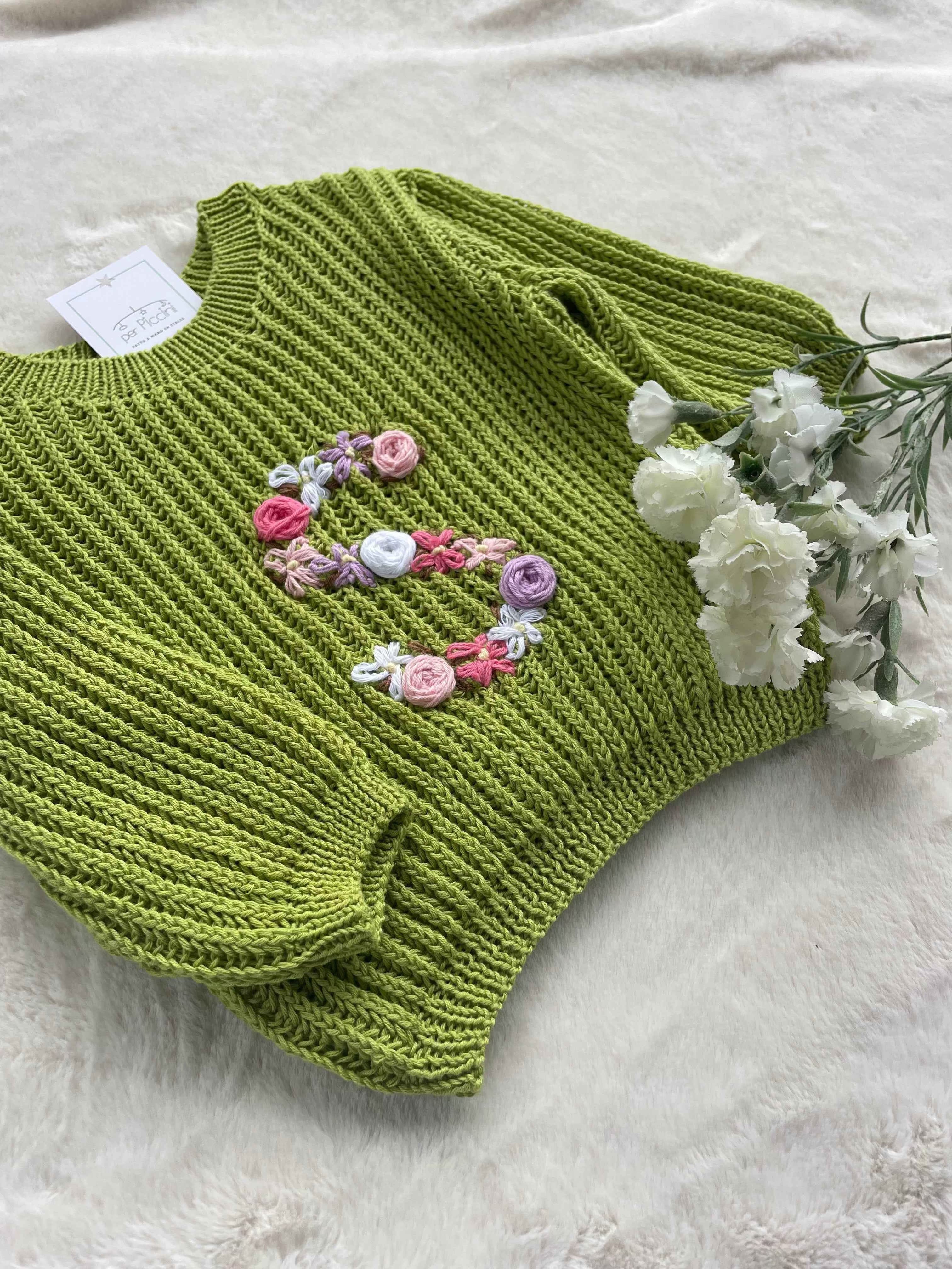 Maglione nuvola in cotone per neonato