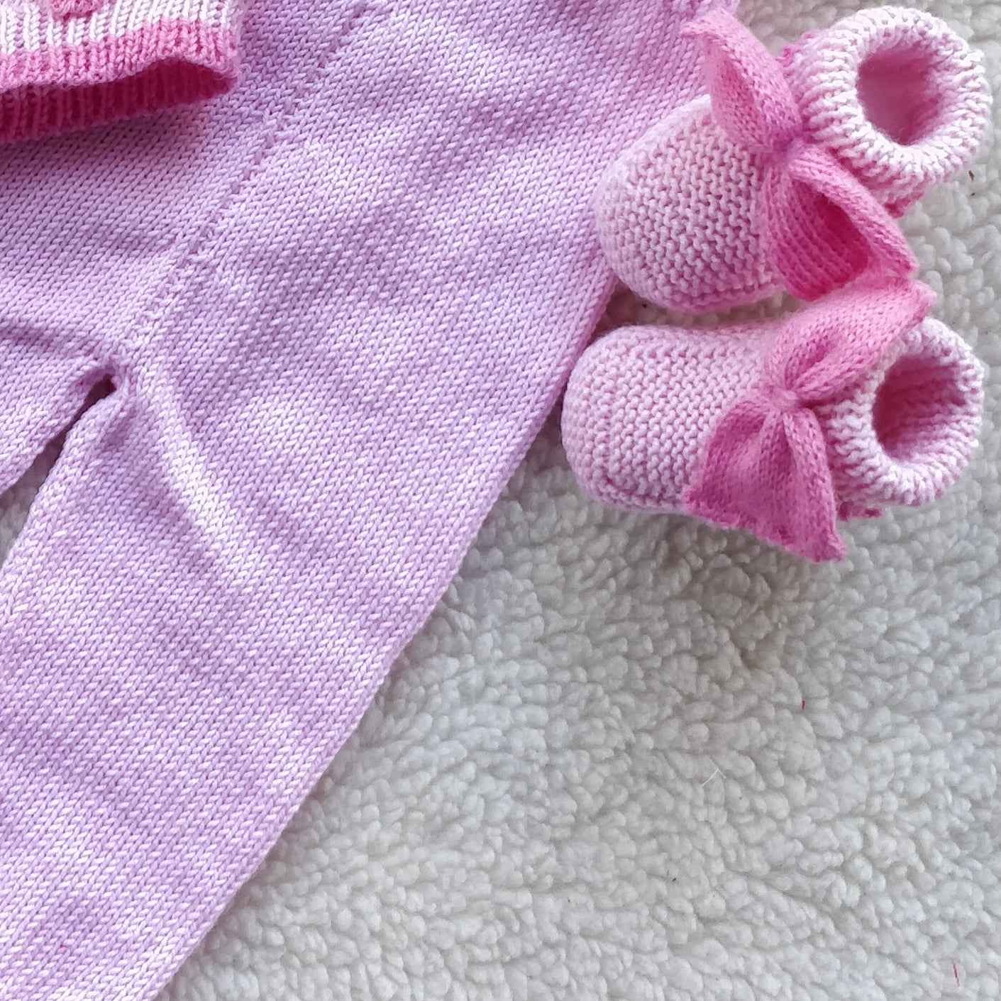 Completino personalizzabile "Fiocco" in cotone