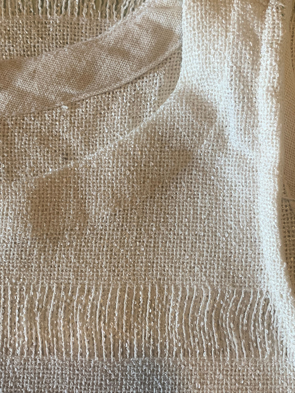 Top in cotone grezzo 🌱 Avorio