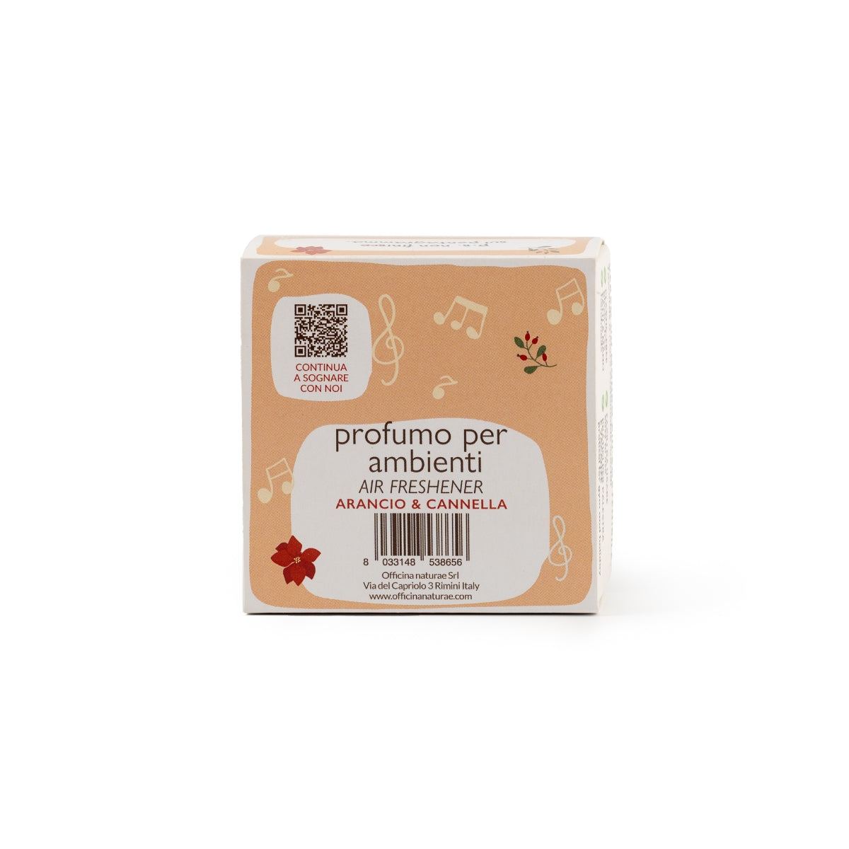 Profumo Ambiente Arancio e Cannella 20 ml con diffusore in Legno