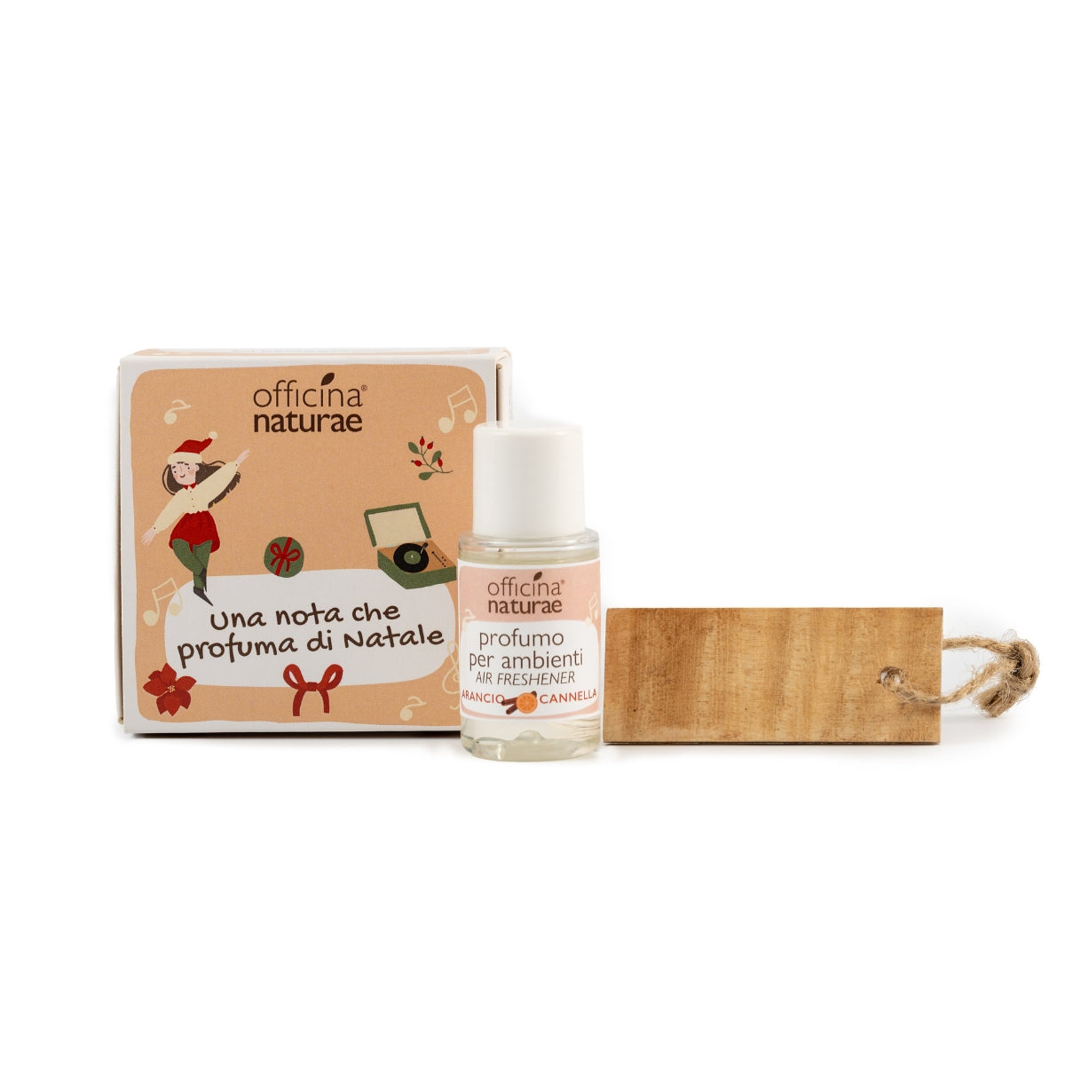 Profumo Ambiente Arancio e Cannella 20 ml con diffusore in Legno