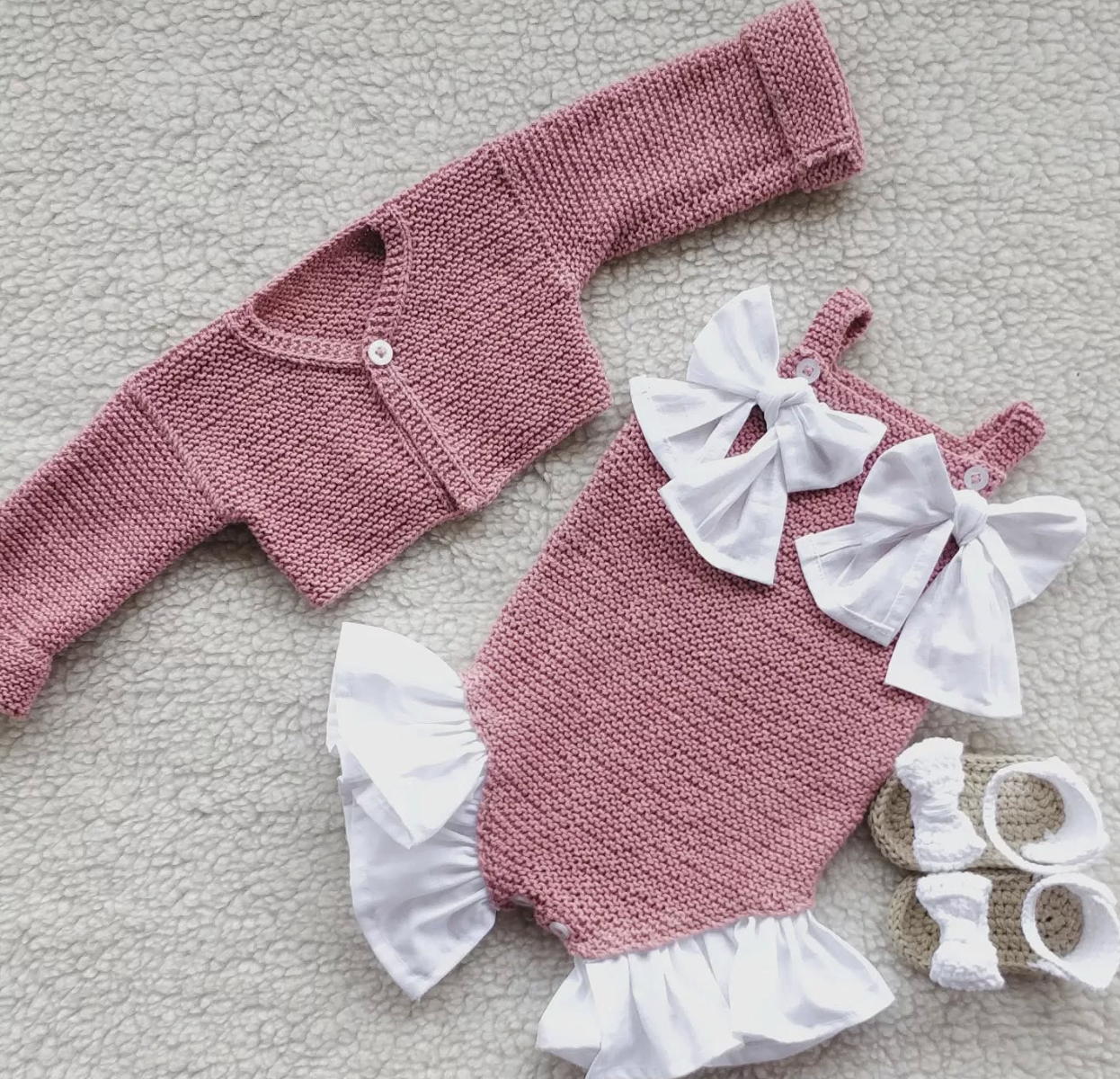 Completino nascita Babyfiocco in cotone
