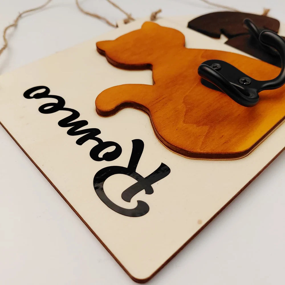 Targa portaguinzaglio personalizzata per cane o gatto - C