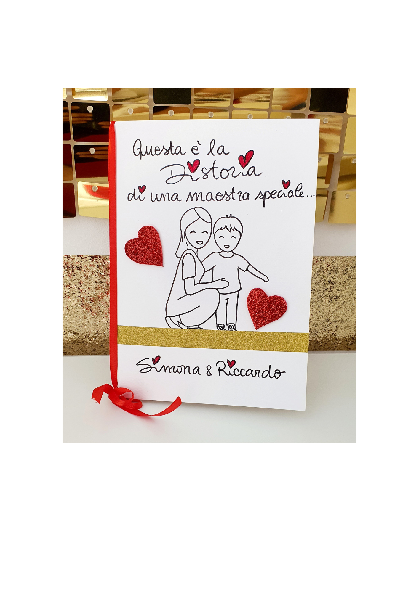 LIBRETTO CON STORIA PERSONALIZZATA "MAESTRE"