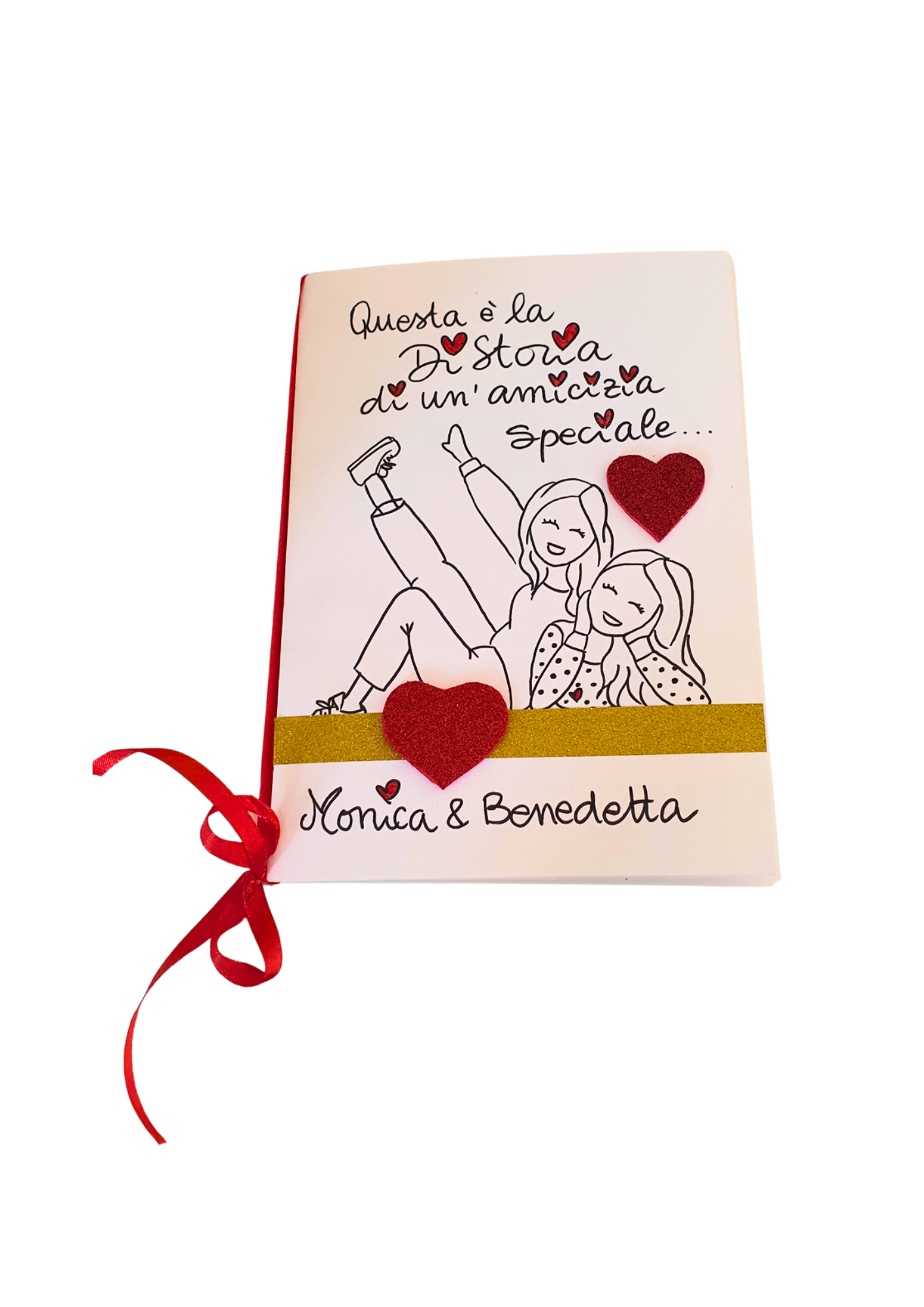 LIBRETTO CON STORIA PERSONALIZZATA "AMICHE"