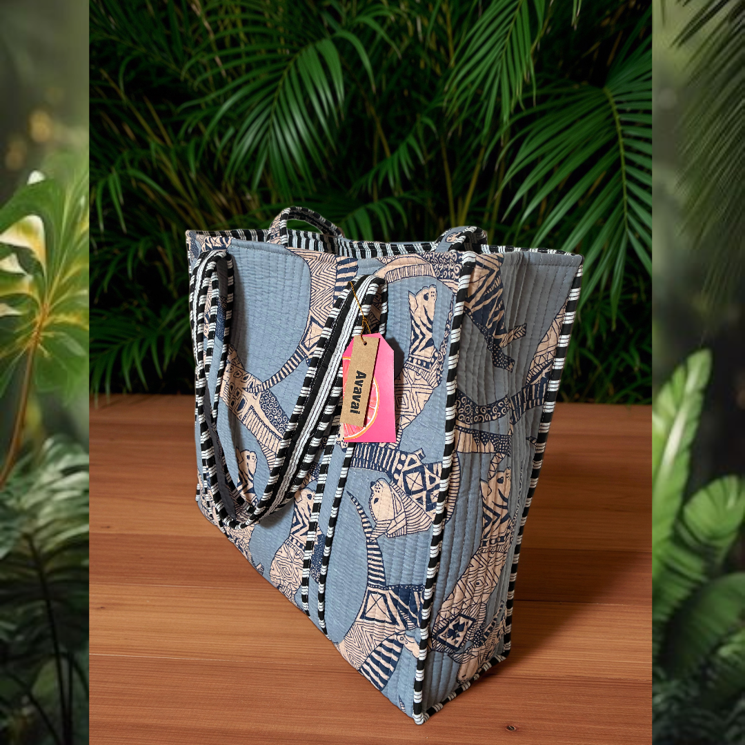 Kitty Tote Bag 🐾 Celeste