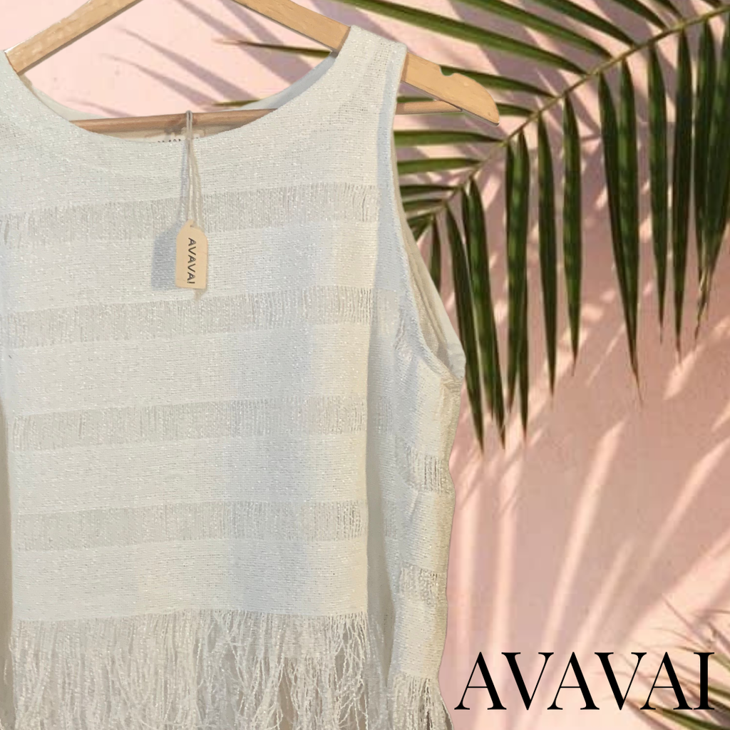 Top in cotone grezzo 🌱 Avorio