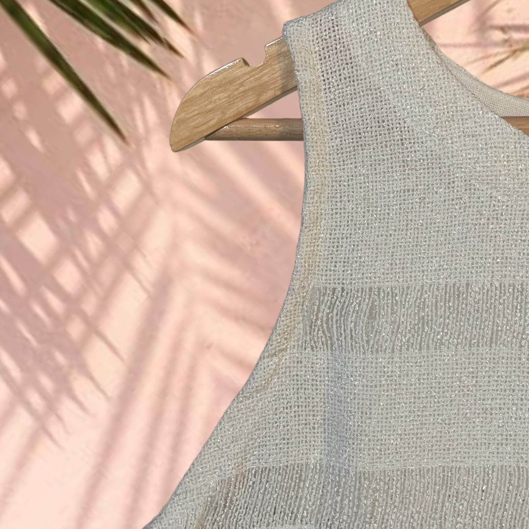 Top in cotone grezzo 🌱 Avorio