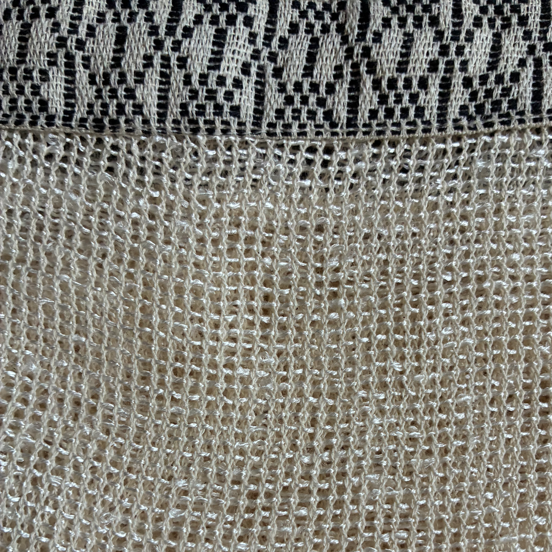 Caftano con Fascia in Cotone Grezzo Naturale 🌱 Avorio