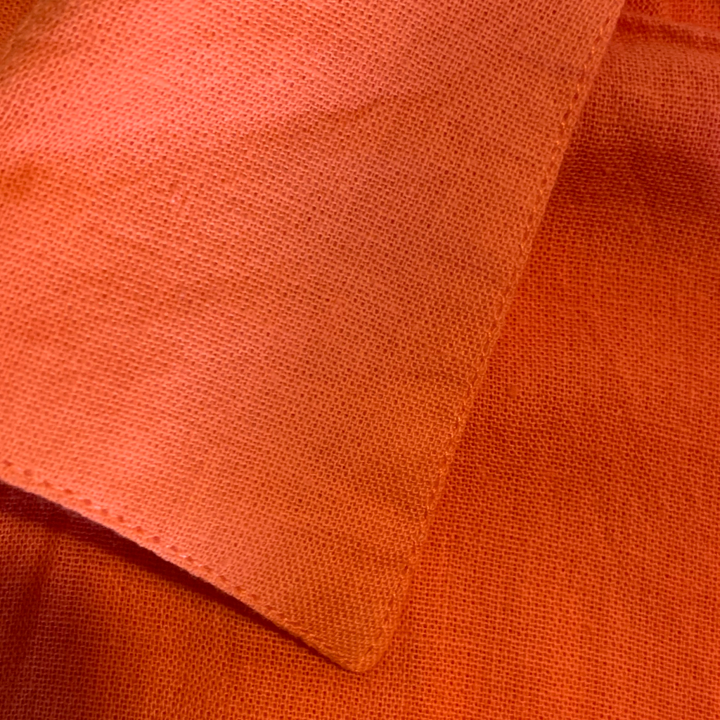 Camicia Mare & Città con cintura in cordoncino + nappine ★ Arancione
