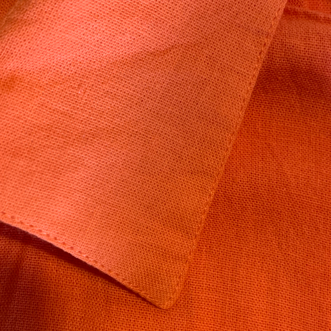 Camicia Mare & Città con cintura in cordoncino + nappine ★ Arancione