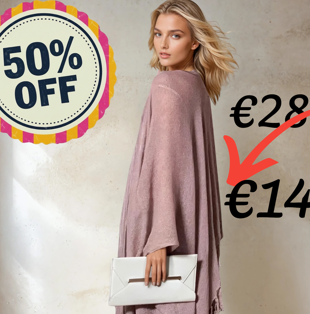 Caftano lungo in cotone grezzo 🌱 Rosa