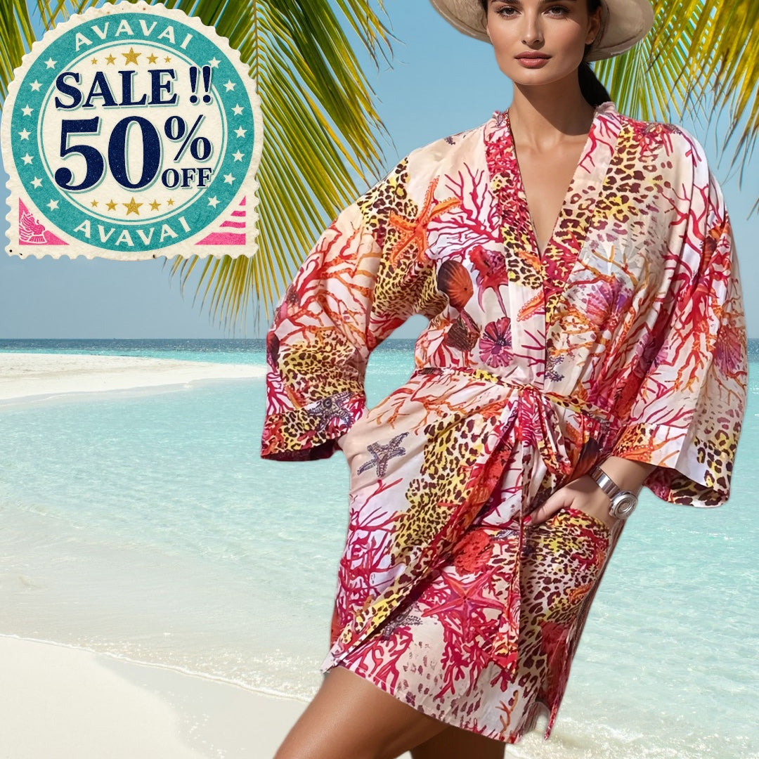 Beach Kimono 🪭 Corallo