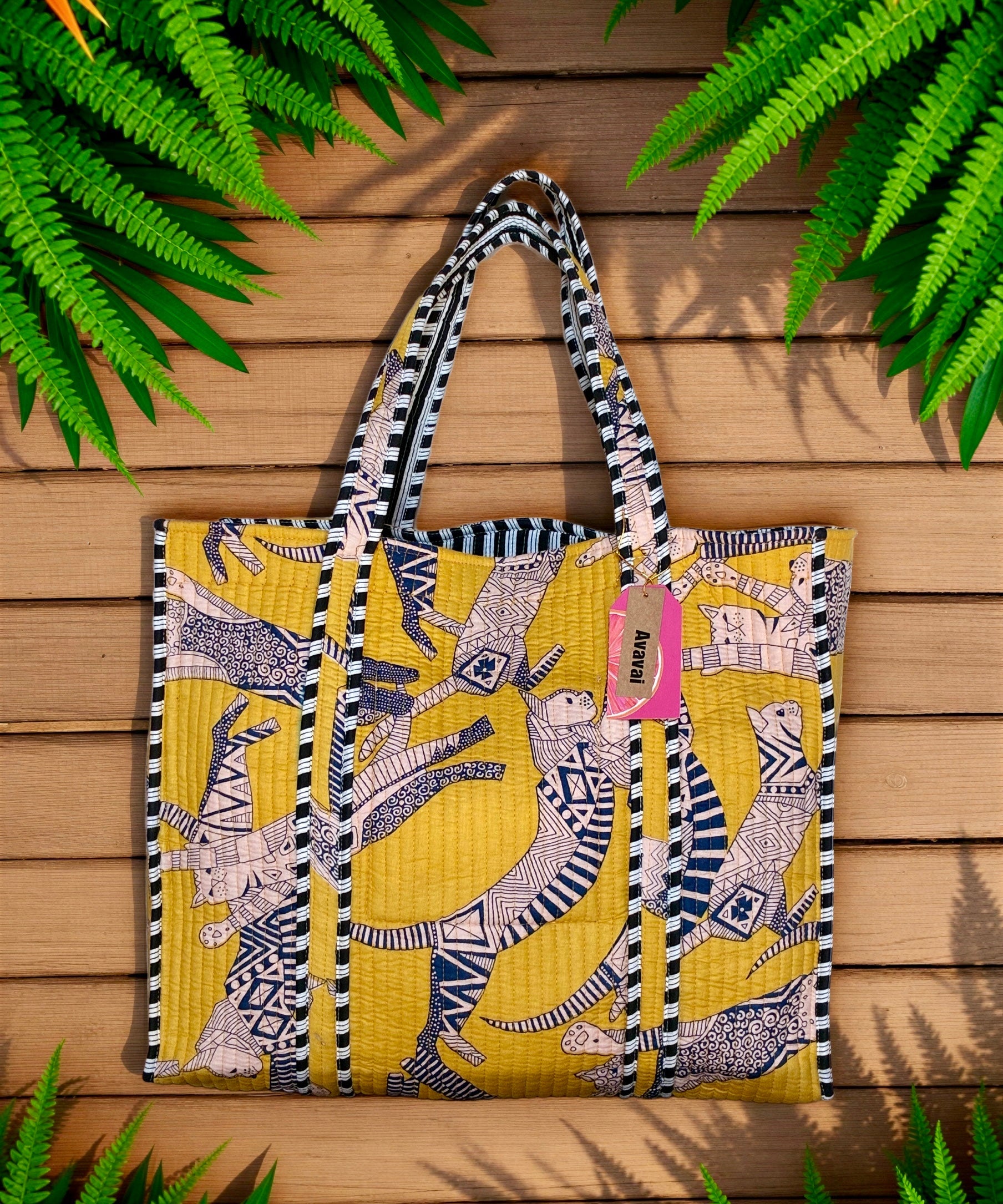 Kitty Tote Bag 🐾 Gialla