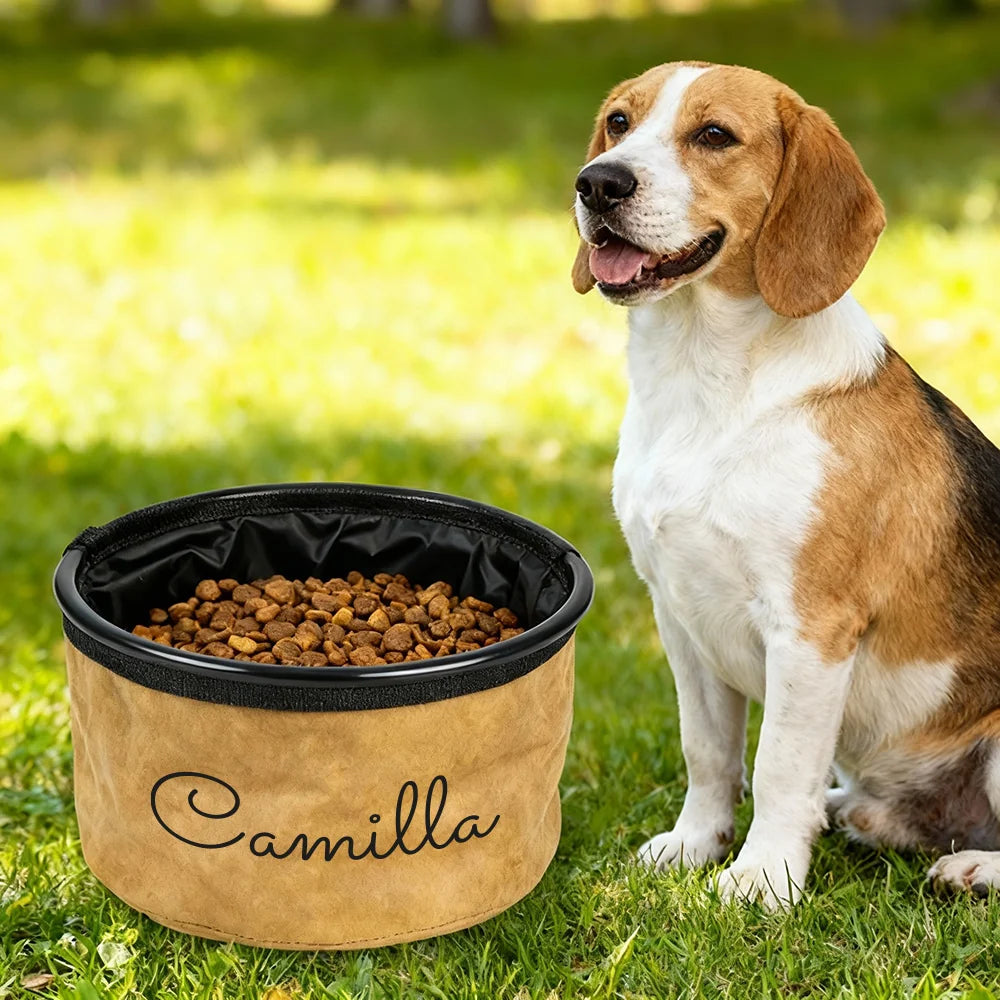 Ciotola pieghevole personalizzata per cani e gatti - C