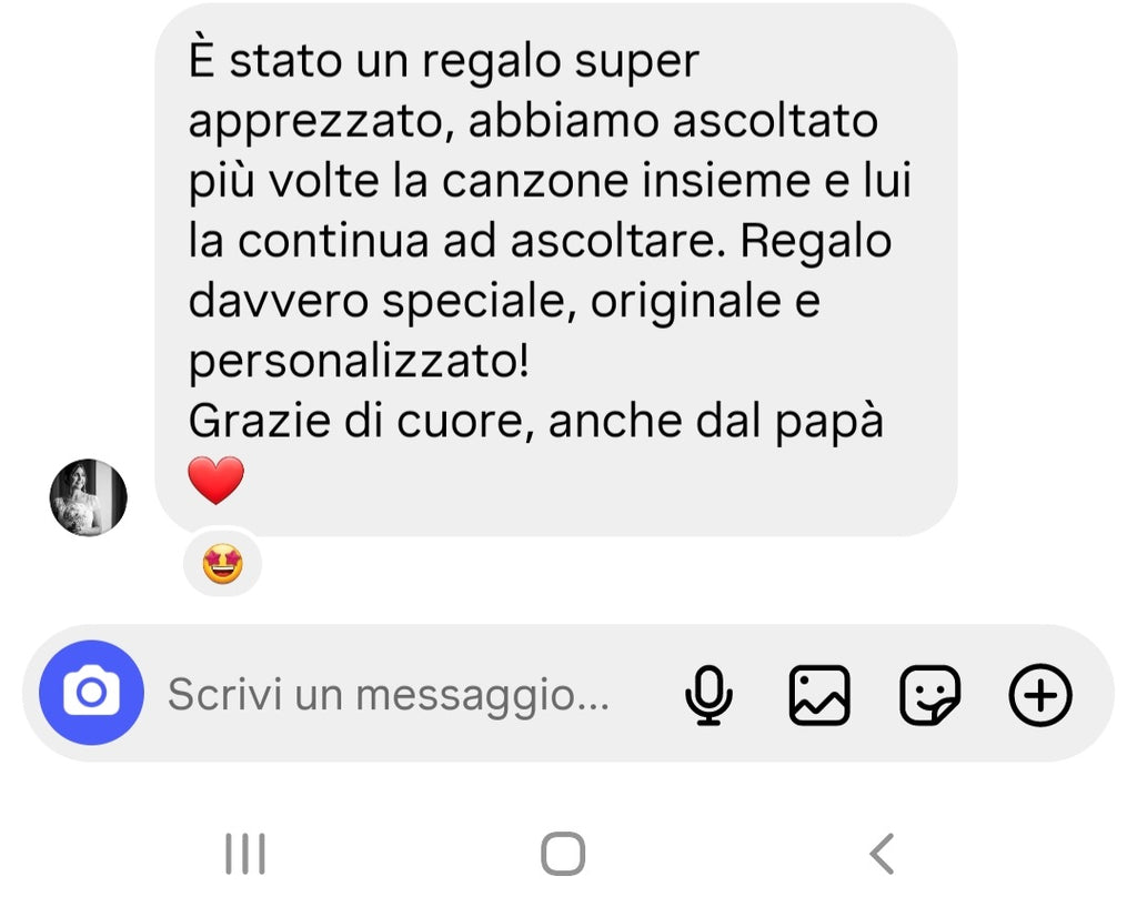 🎶 VINILE 45 GIRI CON CANZONE PERSONALIZZATA