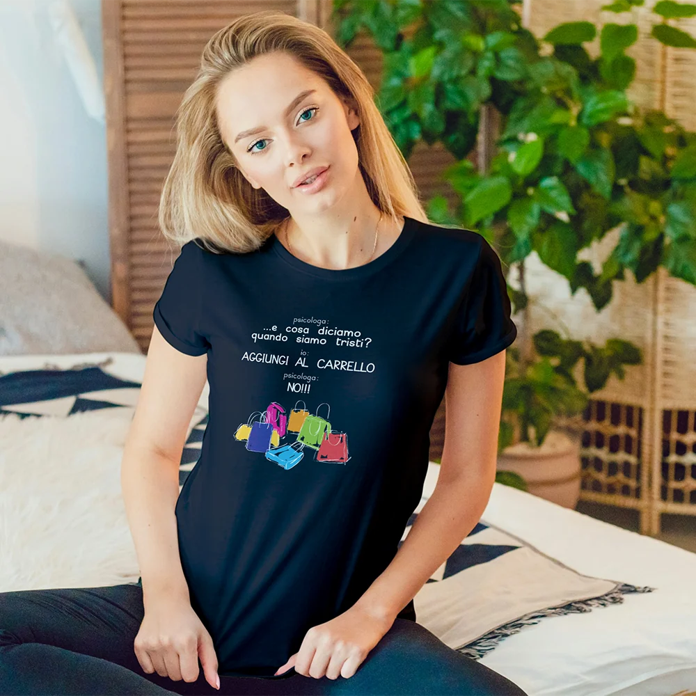 T-shirt Psicologa Aggiungi al Carrello – Maglietta ironica donna e uomo