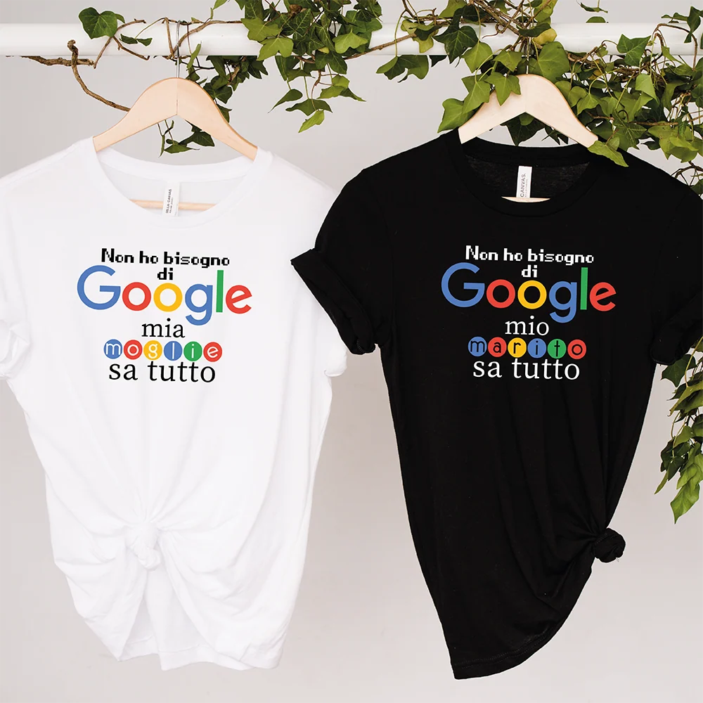 T-shirt Sa Tutto Moglie o Marito – Maglietta ironica donna e uomo