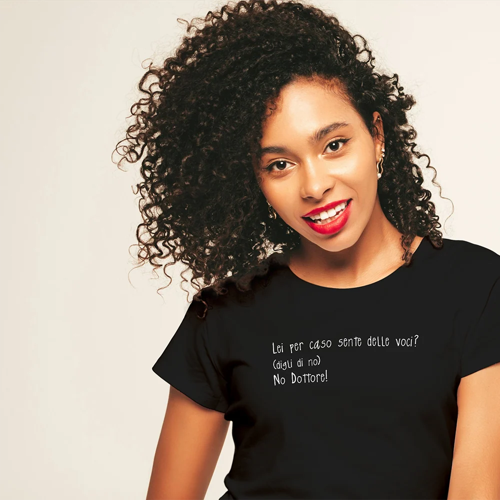 T-shirt Sento Voci – Maglietta sarcastica donna e uomo